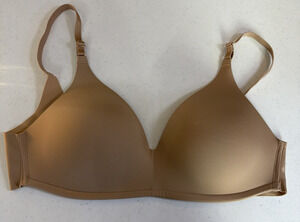 Soma Vanishing 360 Perfect Coverage Wireless Padded Bra 34C Tan